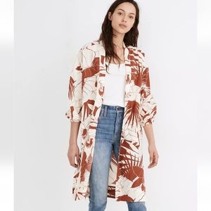 Madewell Robe Jacket in Tropical Vacation XXL
